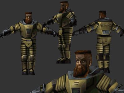 Gordon Freeman, 1ère édition, aka « Ivan the space Biker » chez Valve