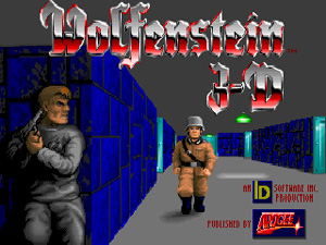 Arrivée sur le jeu Wolfenstein 3D