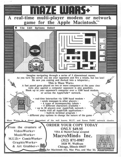 Maze War sur Mac...